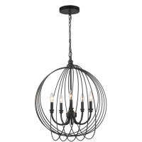 Подвесная люстра Toplight Dina TL1185H-05BK