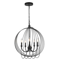 Подвесная люстра Toplight Dina TL1185H-05BK