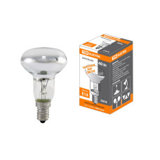 Лампа накаливания TDM Electric Е14 60W 2700K зеркальная SQ0332-0028