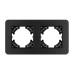Рамка на 2 поста алюминиевая Arlight FRM-AKIRY-SFAL-2-BK 049738