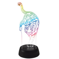 Настольная лампа Uniel ULI-M506 RGB/3AA TIGER/BLACK UL-00008401