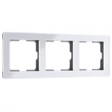 Рамка на 3 поста Werkel Acrylic белый 4690389184871 W0032701