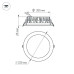 Встраиваемый светодиодный светильник Arlight LTD-220WH-Frost-30W Warm White 021070