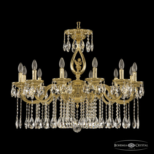 Подвесная люстра Bohemia Ivele Crystal 75401/12/300 A G FA1B