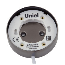 Накладной светильник Uniel GX53/FT BLACK CHROME 10 PROM UL-00003735