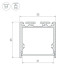 Алюминиевый профиль Arlight SL-Line-3535-3000 Black 036253