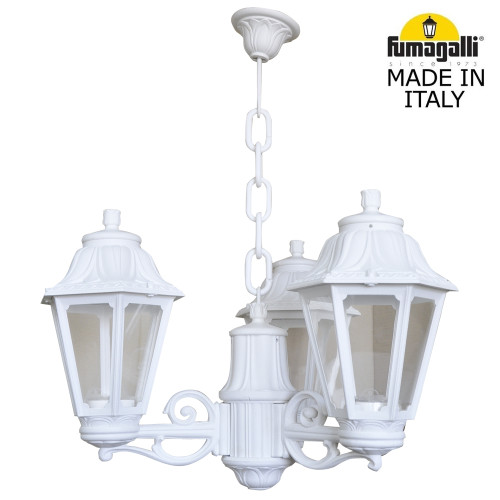 Уличный подвесной светильник Fumagalli SICHEM/ANNA 3L E22.120.S30.WXE27