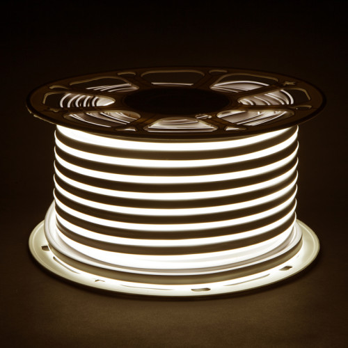 Светодиодный гибкий неон Elektrostandard 220V 9,6W 120Led 2835 IP67 односторонний дневной белый, 50 м 4690389167454 a052994