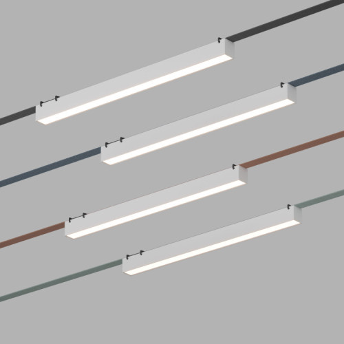 Трековый однофазный светильник Denkirs Belty linear DK5576-WH