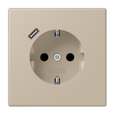 Розетка 2K+З USB Typ C Jung LC1520-18C243