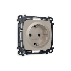 Комплект механизма розетки с/з на винтовых зажимах Ambrella Volt Omega MO366010
