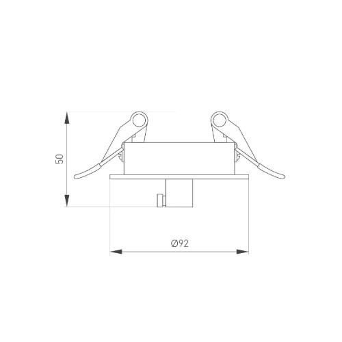 Чаша потолочная встраиваемая Arlight SPX-CANOPY-R90-C6.5 (WH) 046005