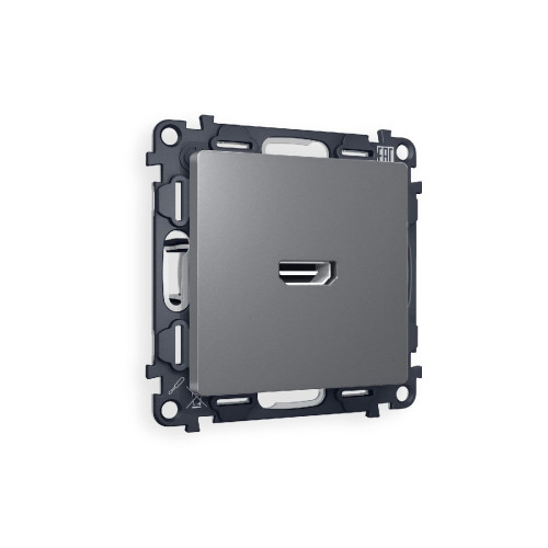 Комплект механизма розетки HDMI 2.0 40V/500mA 2.0GHz 5-18Gbit/s Ambrella Volt Alfa MA664010