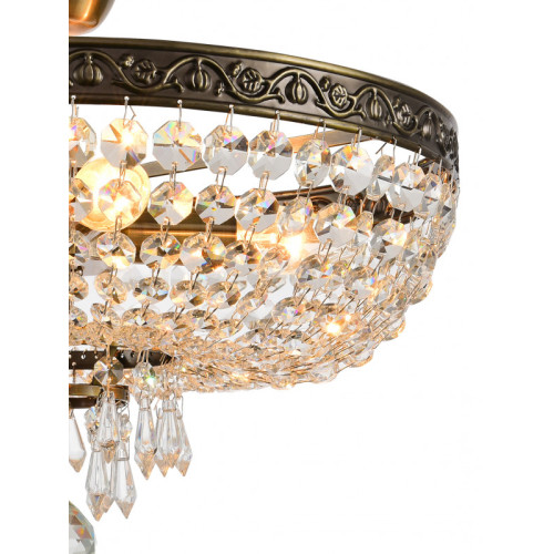 Люстра на штанге Natali Kovaltseva ROCOCO 81407/4C ANTIQUE