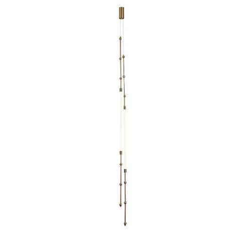 Подвесная люстра Indigo Corda 14010/2P Brass V000063L