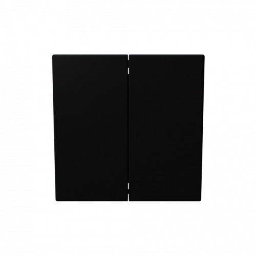 Выключатель двухклавишный 10A 250V с накладкой (soft touch) Jasmart FD3023PBM