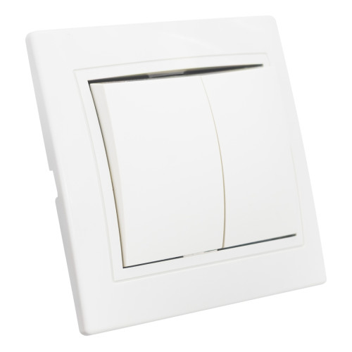 Выключатель 2 кл. скрытой установки 10А 250В IP20,слоновая кость (керамика) Выключатель 2 кл. скрытой установки 10А 250В IP20,слоновая кость (керамика)
