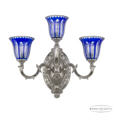 Бра Bohemia Ivele Crystal Verona 7214B12/2+1/210 Ni P2 U Clear-Blue/H-1H