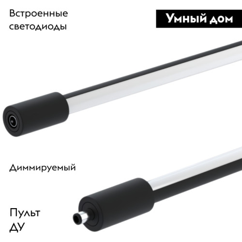 Настенно-потолочный светильник IMEX Thin & Smart IL.0060.5000-1500-BK