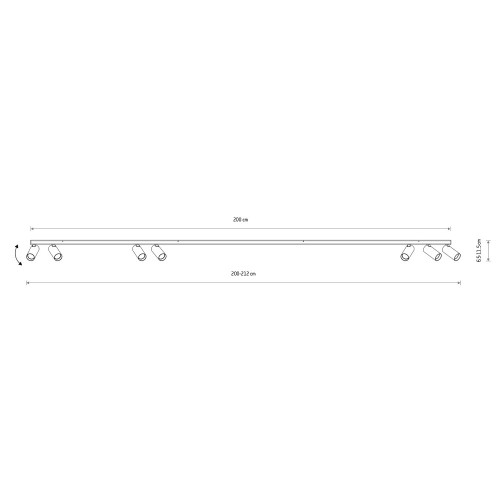 Спот Nowodvorski Fourty Surface VII Umbra Gray 11470