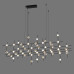 Подвесная люстра Delight Collection Molecular 55 black/gold