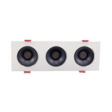 Встраиваемый светильник AM Group AM480-3 BK+WH 23,1W