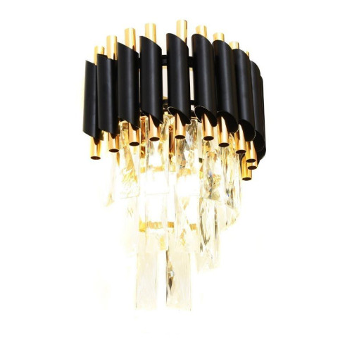 Настенный светильник Lumina Deco Funneli LDW 6003-2 BK+F.GD