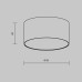 Потолочный светодиодный светильник Maytoni Technical Ceiling & Wall Zon C032CL-12W3K-RD-B