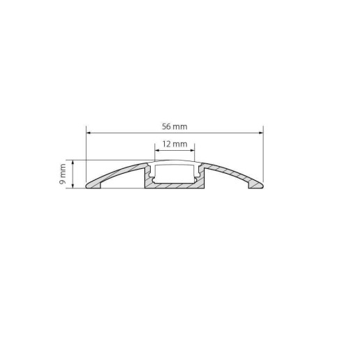 Профиль Arlight ARH-FLAT-2000 ANOD 016149