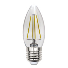 Лампа светодиодная филаментная (UL-00005901) Uniel E27 13W 3000K прозрачная LED-C35-13W/3000K/E27/CL PLS02WH