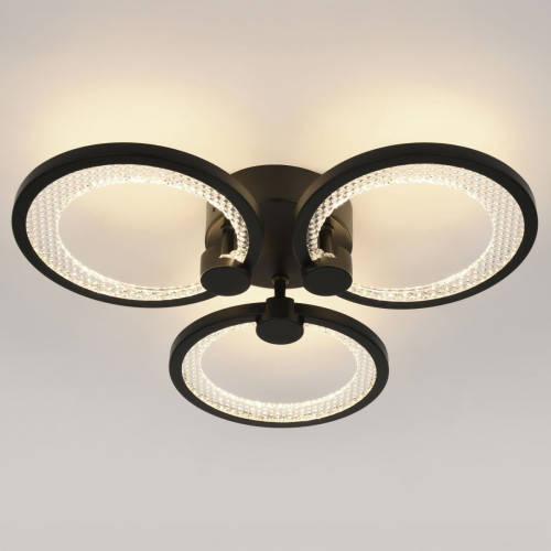 Потолочный светильник Эра Модерн Odry CLL-1-46W 3K-6,5K RC BK