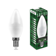 Лампа светодиодная Feron E14 7W 6400K свеча матовая SBC3707 55169