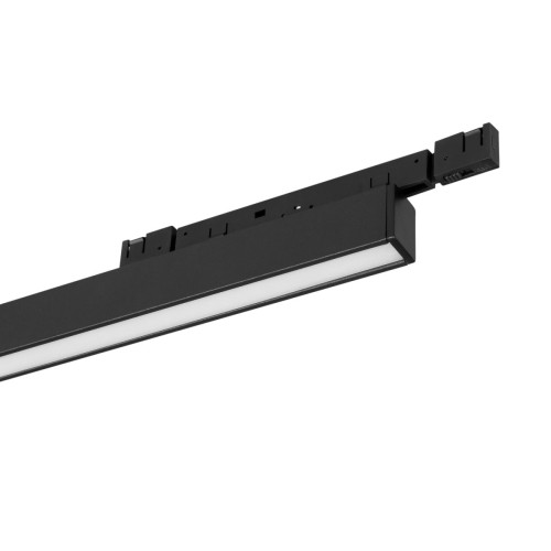 Трековый магнитный светильник Arlight MAG-MICROCOSM-FLAT-L300-10W Warm3000 (BK, 100 deg, 24V) (IP20 Металл) 051773