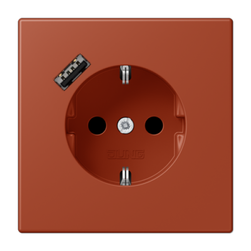 Розетка 2K+З USB Typ A Jung LC1520-18A232