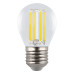 Лампа светодиодная филаментная Uniel LED-G45-4W/3000K/E27/CL GLY01TR UL-00011940