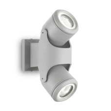 Уличный настенный светильник Ideal Lux Xeno AP2 Grigio 129518