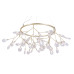 Подвесная люстра Crystal Lux Evita EVITA SP45 D GOLD/TRANSPARENT
