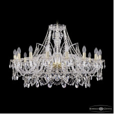 Подвесная люстра Bohemia Ivele Crystal 1411/16/360 G