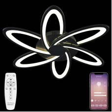 Потолочная люстра Natali Kovaltseva HIGH-TECH LED LAMPS 82008 BLACK