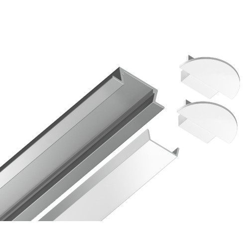Алюминиевый встраиваемый профиль Ambrella Light Alum Profile GP1001AL