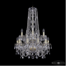 Подвесная люстра Bohemia Ivele Crystal 1411/10+5/195/h-83/2d G