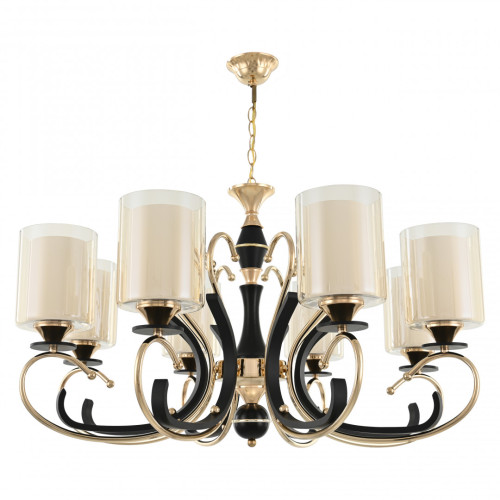 Подвесная люстра Arte Milano Florentia 302237/8 Bk/Gd