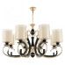 Подвесная люстра Arte Milano Florentia 302237/8 Bk/Gd