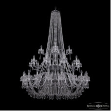 Подвесная люстра Bohemia Ivele Crystal 1403/20+10+5/530/h-203/3d Ni
