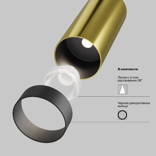 Трековый магнитный светильник Maytoni Focus Led TR032-2-12W3K-M-BBS