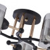 Потолочная люстра Arte Milano Amalfi 324308/3 BK+FG