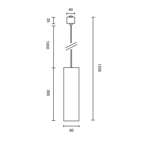 Трековый светильник Maytoni Technical Focus TR025-1-GU10-MG