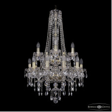 Подвесная люстра Bohemia Ivele Crystal 1415/10+5/200/h-92/2d G