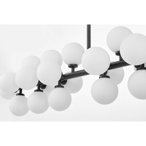 Люстра на штанге Lumina Deco Marsiada LDP 6033-24 BK