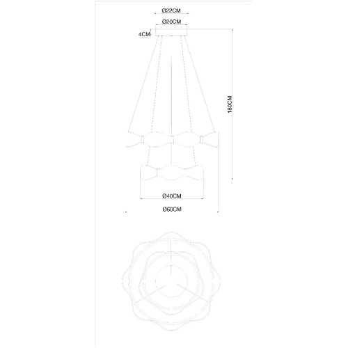 Подвесная люстра Arte Lamp Grace A1868SP-2PB